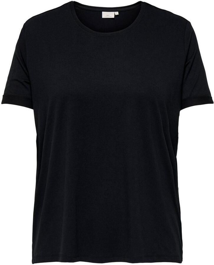 ONLY CARMAKOMA Shirt met korte mouwen CARMOSTER S S FOLD UP TOP JRS NOOS - Foto 2