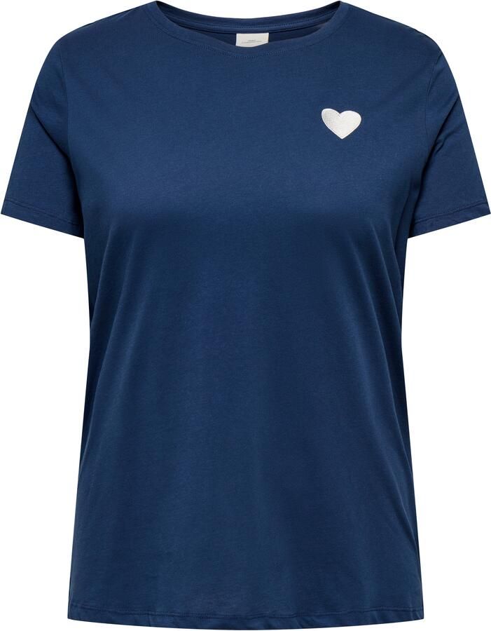 ONLY CARMAKOMA Shirt met korte mouwen CARNINNA LIFE S S O-NECK REG TEE JRS BS