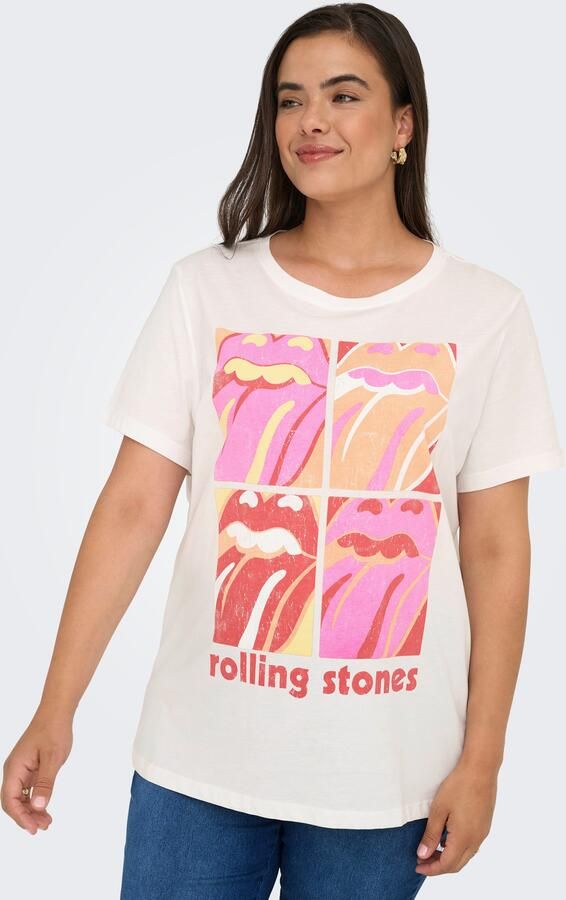 ONLY CARMAKOMA Shirt met korte mouwen CARROLL LIFE SS O-NECK REG TEE LC JRS - Foto 7