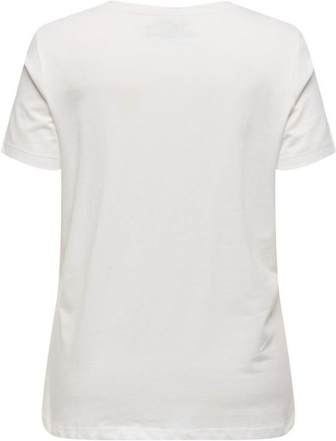 ONLY CARMAKOMA Shirt met korte mouwen CARROLL LIFE SS O-NECK REG TEE LC JRS