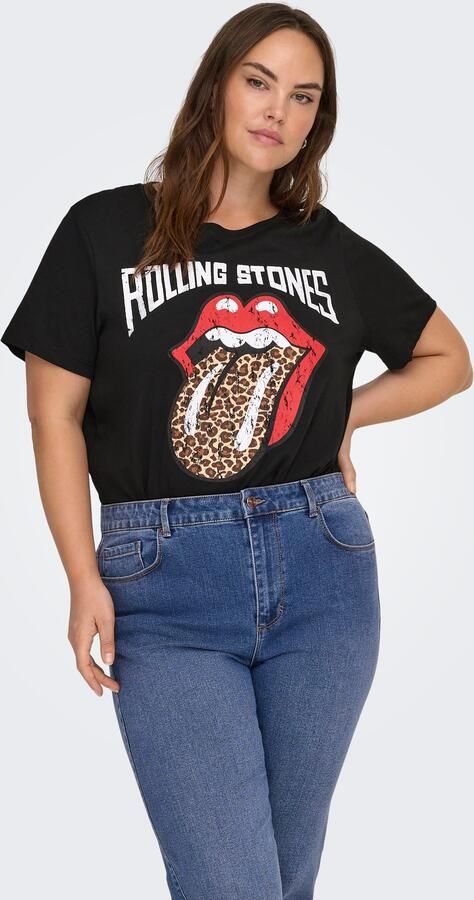 ONLY CARMAKOMA Shirt met korte mouwen CARROLL LIFE SS O-NECK REG TEE LC JRS - Foto 5