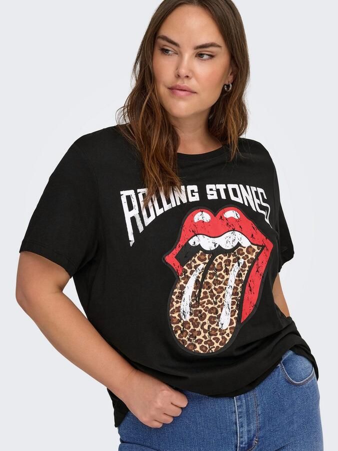 ONLY CARMAKOMA Shirt met korte mouwen CARROLL LIFE SS O-NECK REG TEE LC JRS - Foto 2