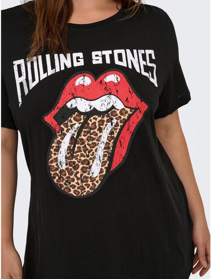 ONLY CARMAKOMA Shirt met korte mouwen CARROLL LIFE SS O-NECK REG TEE LC JRS