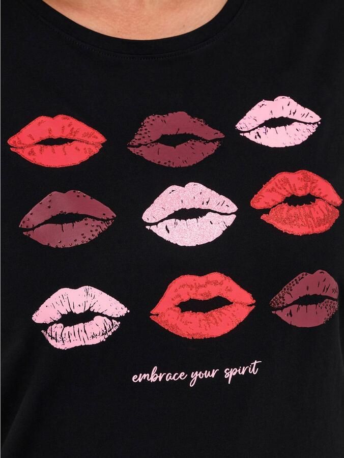 ONLY CARMAKOMA Shirt met korte mouwen CARSIMONE LIFE SS O-NECK JRS - Foto 3