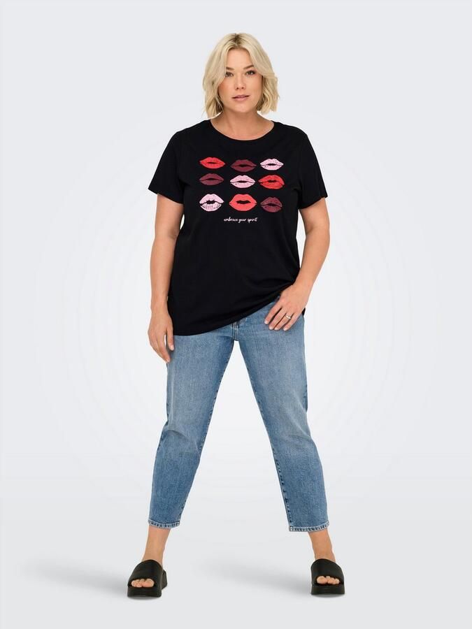 ONLY CARMAKOMA Shirt met korte mouwen CARSIMONE LIFE SS O-NECK JRS - Foto 5