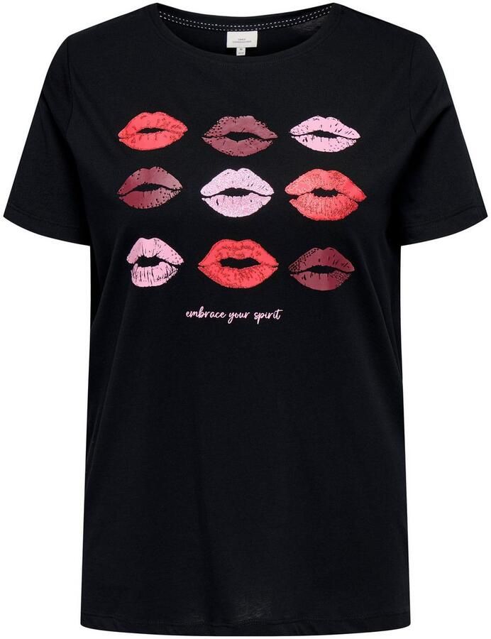 ONLY CARMAKOMA Shirt met korte mouwen CARSIMONE LIFE SS O-NECK JRS