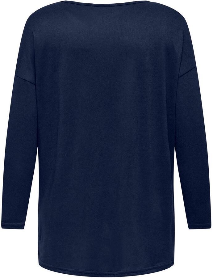 ONLY CARMAKOMA Shirt met lange mouwen CARALBA LS LONG TOP JRS