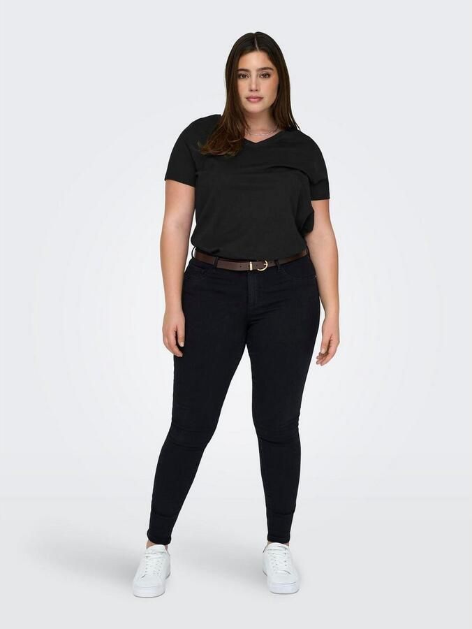 ONLY CARMAKOMA Shirt met V-hals CARBONNIE LIFE S S V A-SHAPE TEE NOOS - Foto 4