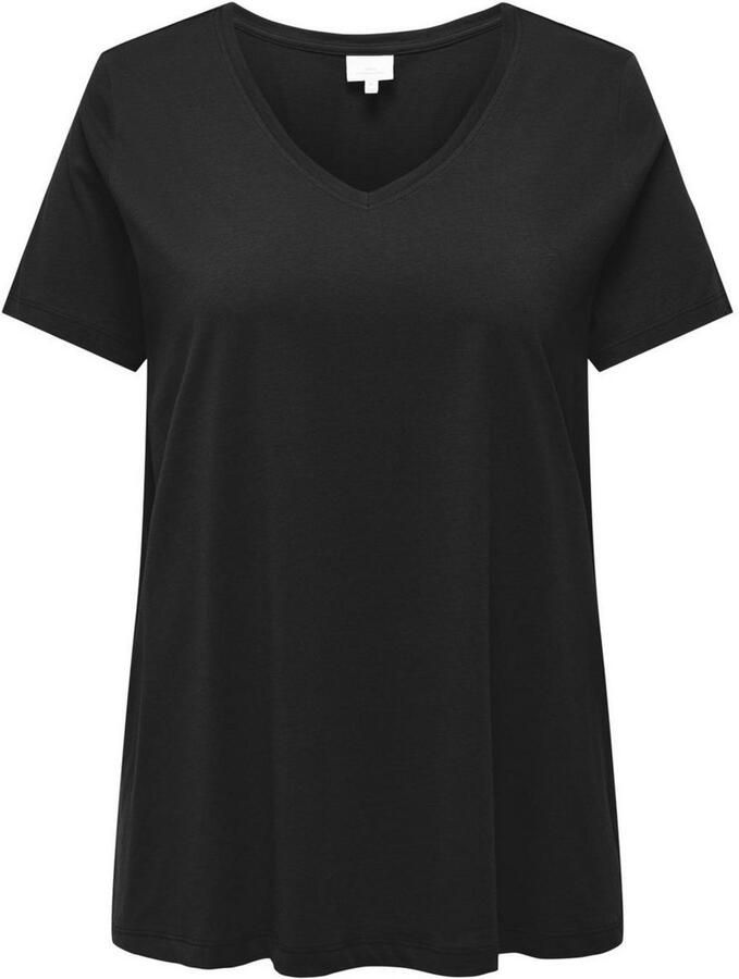 ONLY CARMAKOMA Shirt met V-hals CARBONNIE LIFE S S V A-SHAPE TEE NOOS - Foto 3