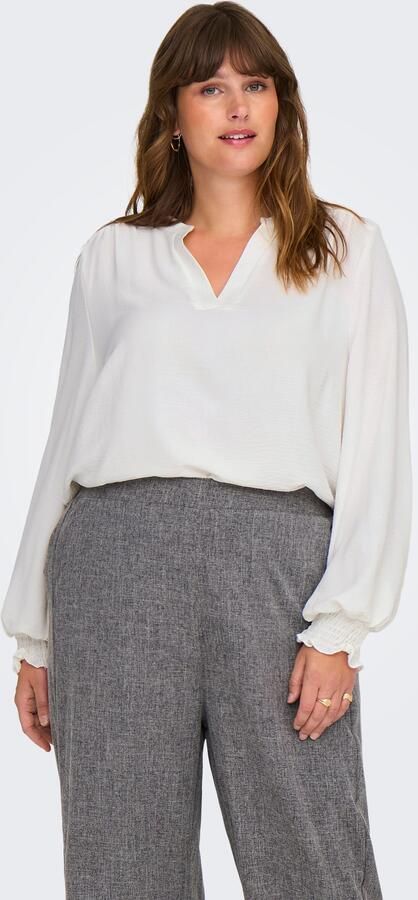 ONLY CARMAKOMA Shirtblouse CARMETTA LIFE V-NECK TOP WVN NOOS - Foto 7