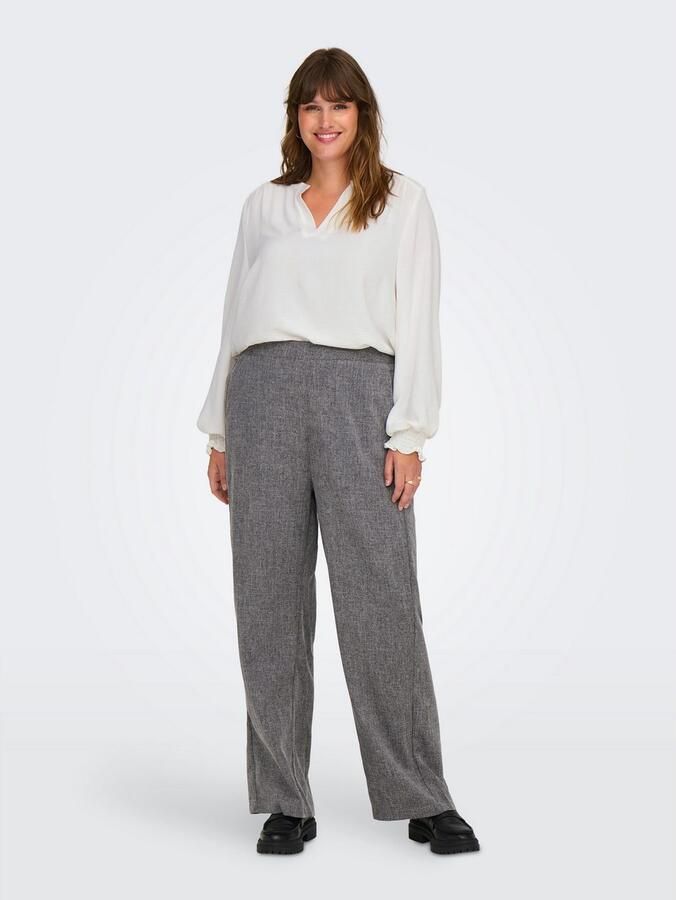 ONLY CARMAKOMA Shirtblouse CARMETTA LIFE V-NECK TOP WVN NOOS - Foto 5