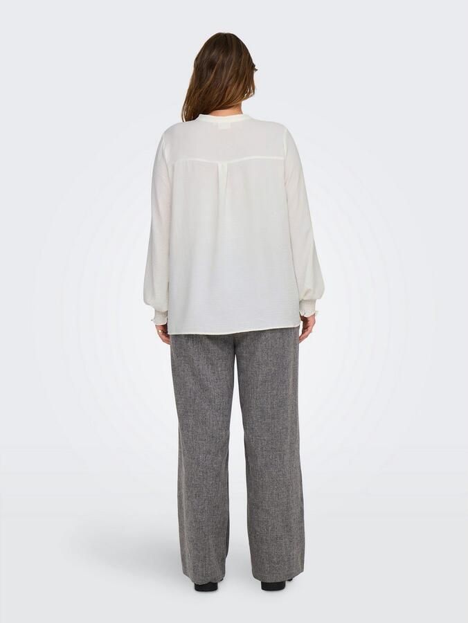 ONLY CARMAKOMA Shirtblouse CARMETTA LIFE V-NECK TOP WVN NOOS - Foto 6