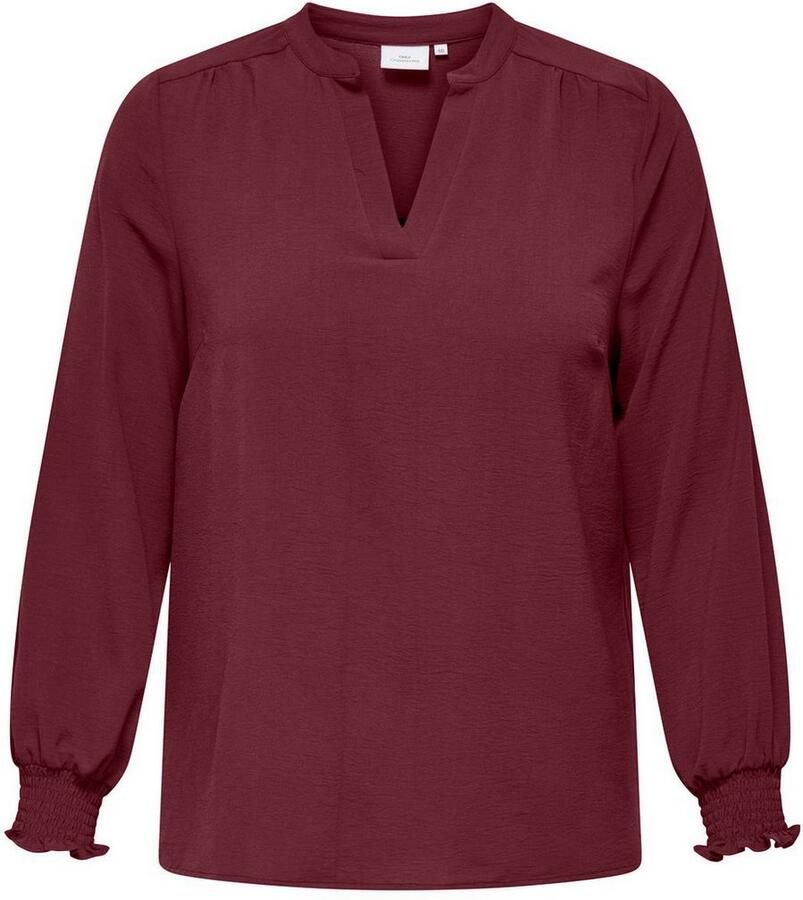 ONLY CARMAKOMA Shirtblouse CARMETTA LIFE V-NECK TOP WVN NOOS