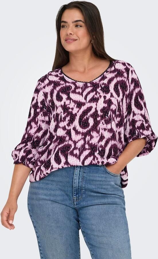 ONLY CARMAKOMA Shirtblouse CARTYLA LIFE 3 4 BLOUSE AOP - Foto 6