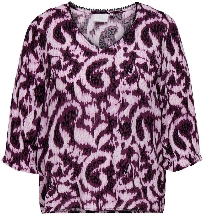 ONLY CARMAKOMA Shirtblouse CARTYLA LIFE 3 4 BLOUSE AOP