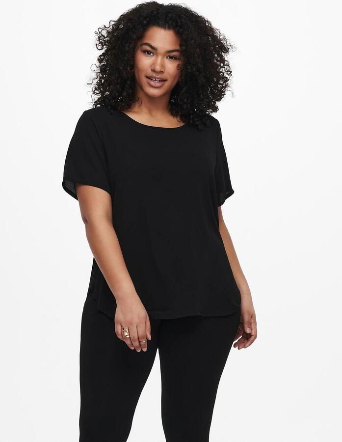 ONLY CARMAKOMA PLUS SIZE blouseshirt met bloemenmotief model 'Carvica' - Foto 9