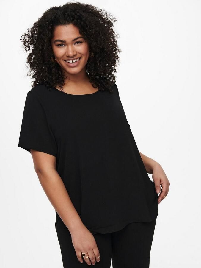 ONLY CARMAKOMA PLUS SIZE blouseshirt met bloemenmotief model 'Carvica' - Foto 5