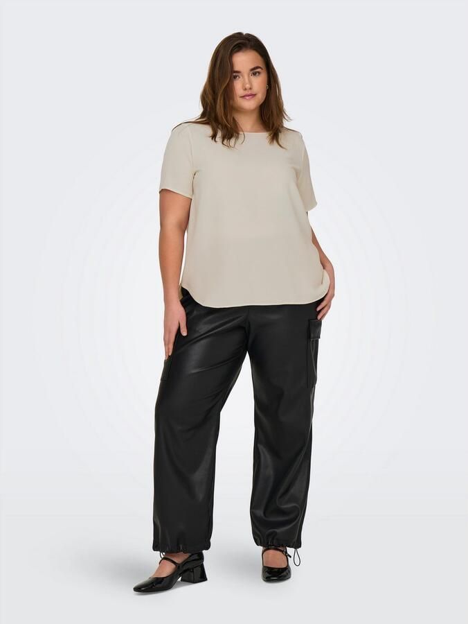 ONLY CARMAKOMA Shirtblouse CARVICA SS TOP WVN NOOS - Foto 4