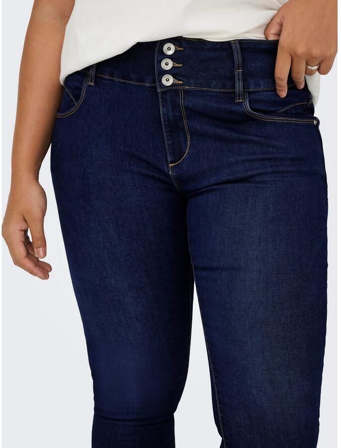 ONLY CARMAKOMA Skinny fit jeans CARANNA HW SKINNY ANK MBD DNM ANA