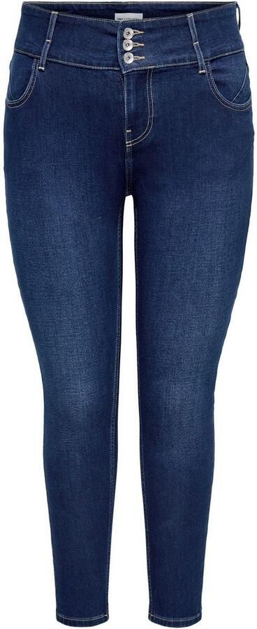 ONLY CARMAKOMA Skinny fit jeans CARANNA HW SKINNY ANK MBD DNM ANA - Foto 6
