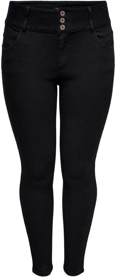 ONLY CARMAKOMA Ankle jeans CARANNABEL HW SKINNY ANK Highwaist met 3-knoopsband - Foto 9