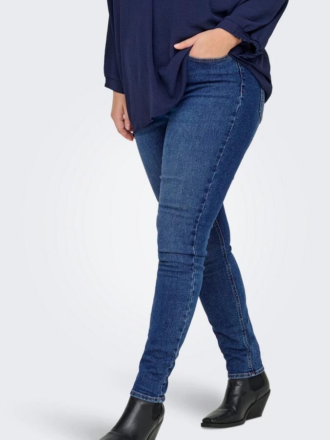 ONLY CARMAKOMA Skinny fit jeans CARCRUZ EX HW SKINNY DNM PIMBOX BF - Foto 2