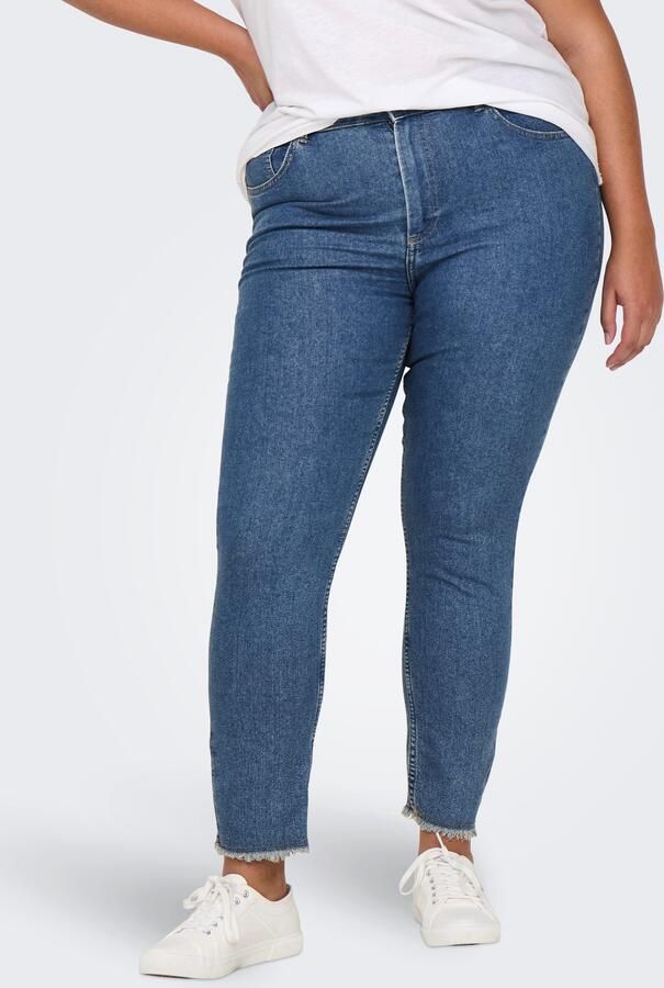 ONLY CARMAKOMA Skinny fit jeans CARHUSH MID SKINNY AK RW DNM AKM186 - Foto 8