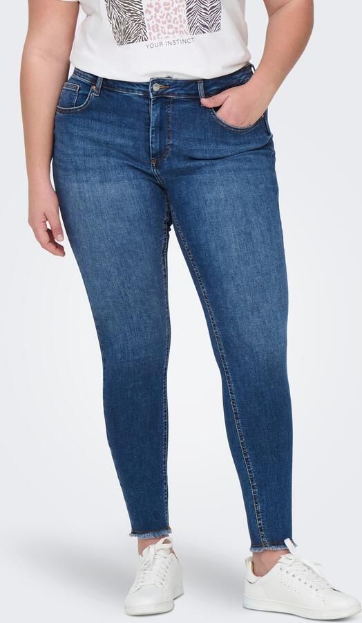 ONLY CARMAKOMA Skinny fit jeans CARWILLY REG SK ANK RW DNM TAI263 NOOS - Foto 3
