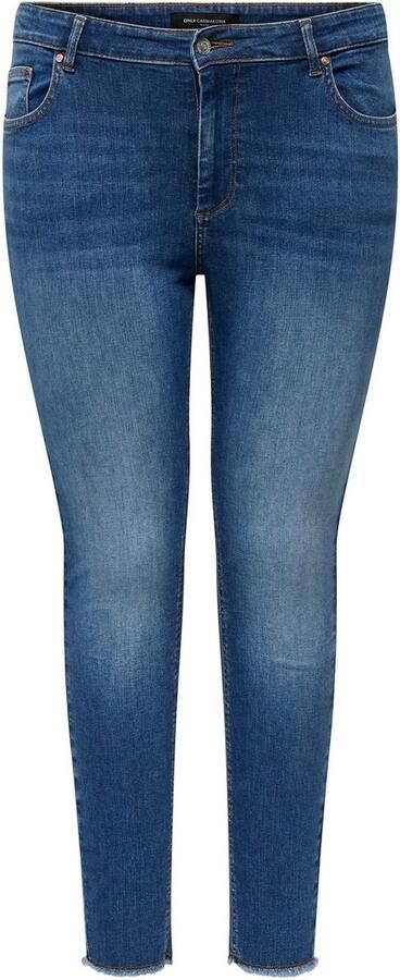 ONLY CARMAKOMA Skinny fit jeans CARWILLY REG SK ANK RW DNM TAI263 NOOS - Foto 3