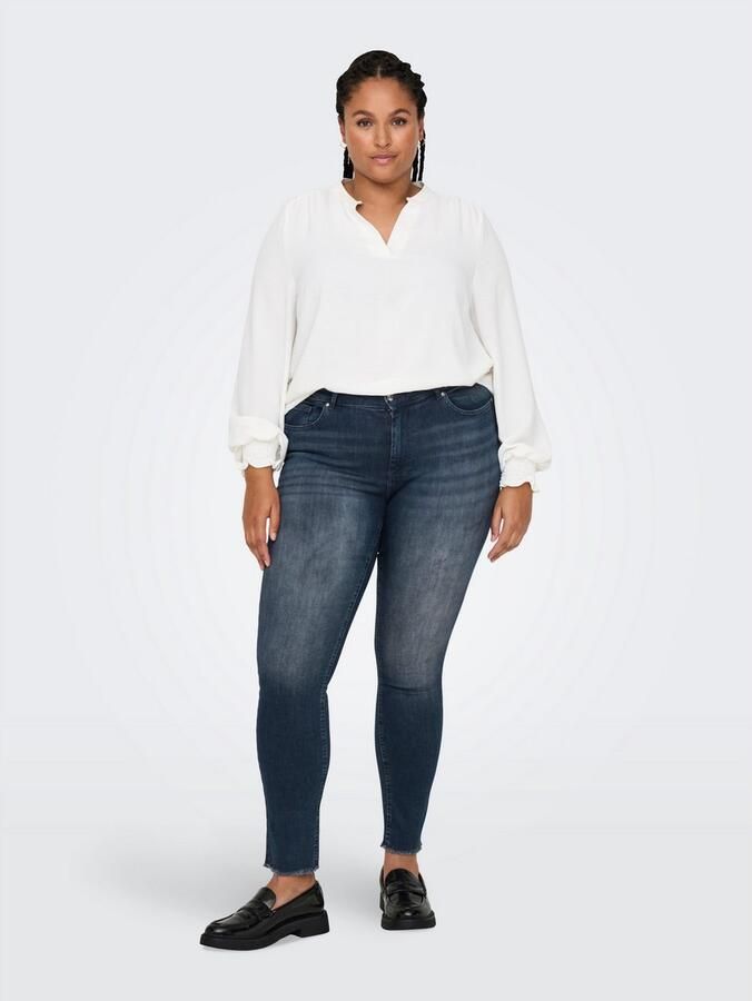 ONLY CARMAKOMA Skinny fit jeans CARWILLY REG SK ANK RW REA422 NOOS - Foto 5