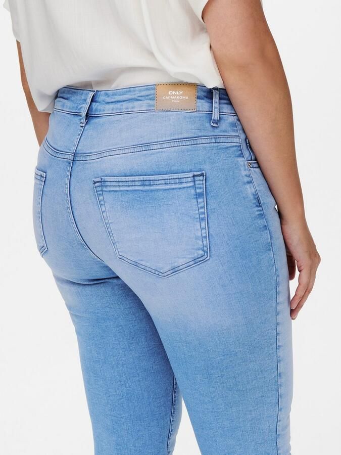 ONLY CARMAKOMA Skinny fit jeans CARWILLY REG SK ANK RW REA4348 - Foto 5