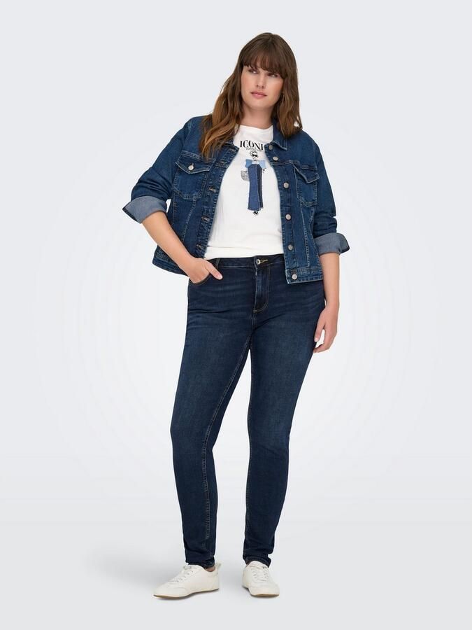 ONLY CARMAKOMA Skinny fit jeans CARWILLY REG SKINNY DNM REA2600 - Foto 4