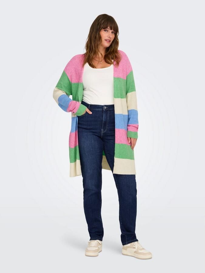 ONLY CARMAKOMA mid waist slim fit jeans CARSUI dark blue denim - Foto 4