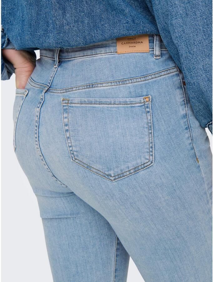 ONLY CARMAKOMA Slim fit jeans CARSUI MID SLIM DNM REA286 NOOS - Foto 3