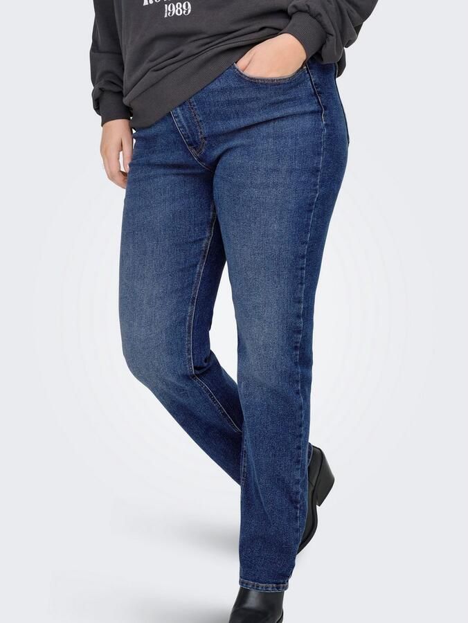 ONLY CARMAKOMA Straight jeans CARCRUZ EX HW STRAIGHT DNM PIMBOX BF - Foto 2