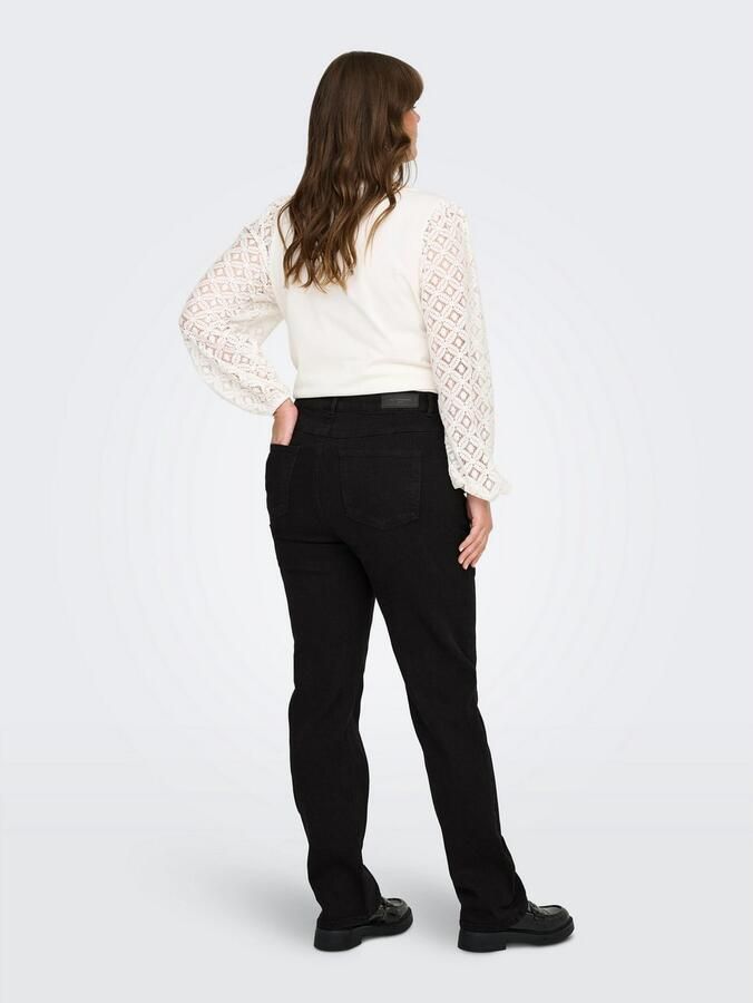 ONLY CARMAKOMA Straight jeans CARCRUZ EX HW STRAIGHT DNM PIMBOX BF - Foto 4