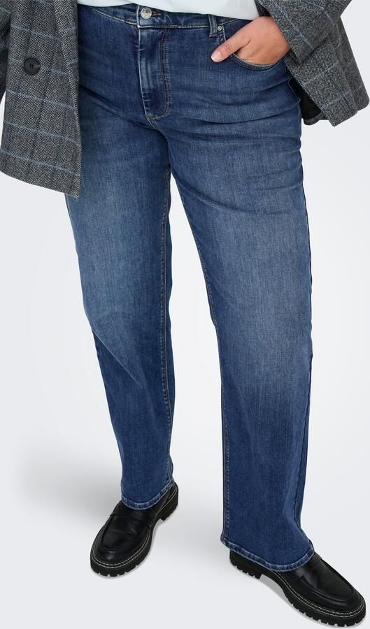 ONLY CARMAKOMA Straight jeans CARWILLY MID STRAIGHT DNM TAI021 - Foto 5
