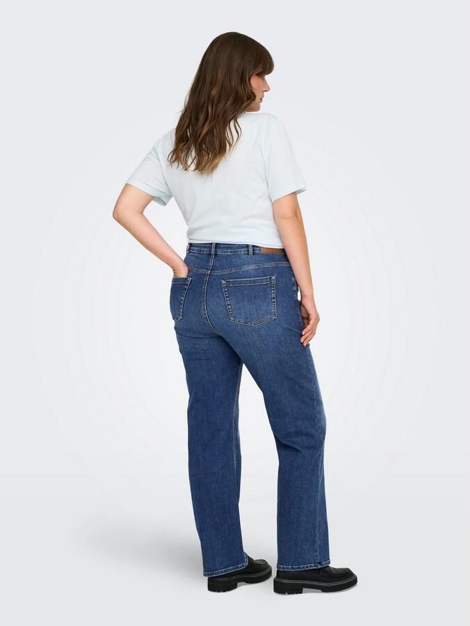ONLY CARMAKOMA Straight jeans CARWILLY MID STRAIGHT DNM TAI021 - Foto 3