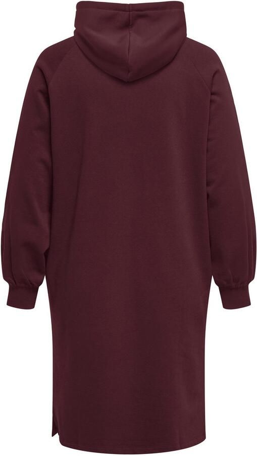 ONLY CARMAKOMA Sweatjurk CARALINA LIFE LEO DETAIL HOOD DRESS JRS