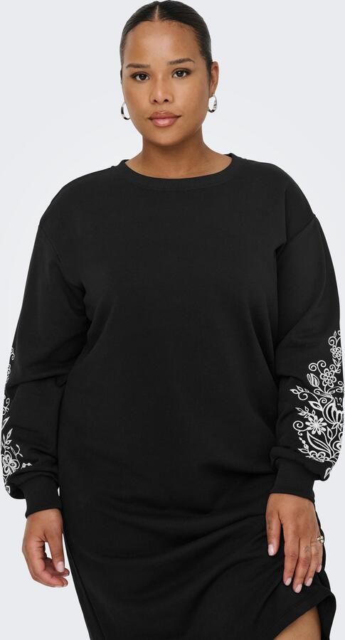 ONLY CARMAKOMA Sweatjurk CARJENNA LS O-NECK SWEAT DRESS SWT - Foto 6