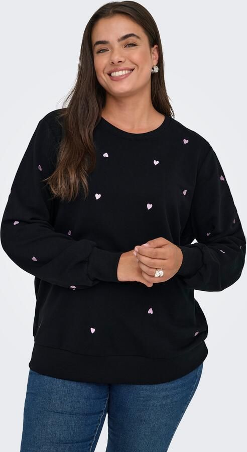 ONLY CARMAKOMA Sweatshirt CARMIA LS O-NECK SWEAT JRS - Foto 6