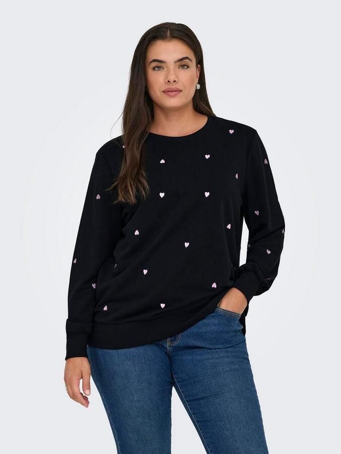 ONLY CARMAKOMA Sweatshirt CARMIA LS O-NECK SWEAT JRS - Foto 3