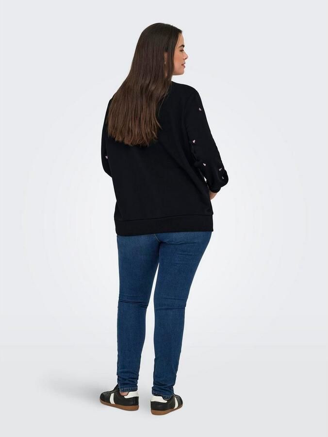 ONLY CARMAKOMA Sweatshirt CARMIA LS O-NECK SWEAT JRS - Foto 5