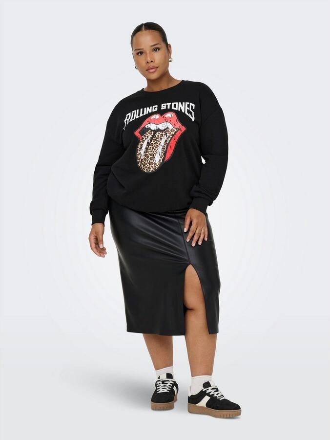 ONLY CARMAKOMA Sweatshirt CARROLLI L S O-NECK SWEAT LC JRS - Foto 4