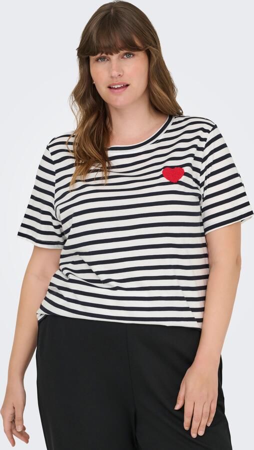 ONLY CARMAKOMA T-shirt CARKIKO LIFE S S O-NECK TERRY TOP JRS - Foto 5