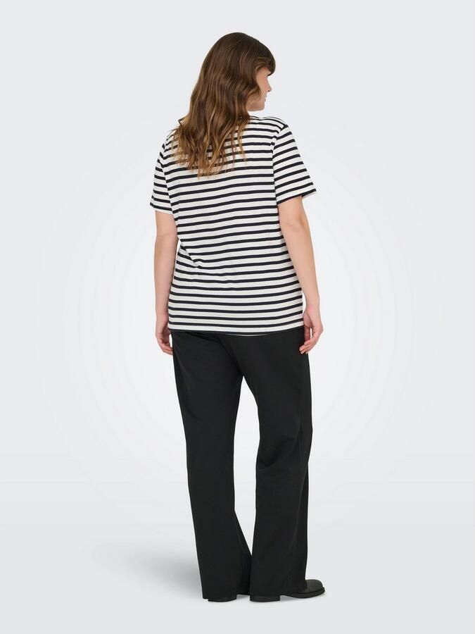 ONLY CARMAKOMA T-shirt CARKIKO LIFE S S O-NECK TERRY TOP JRS - Foto 4