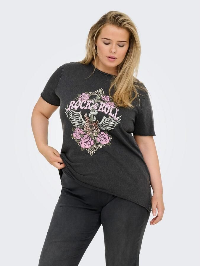 ONLY CARMAKOMA T-shirt CARLUCY LIFE REG S S TOP JRS NOOS - Foto 3