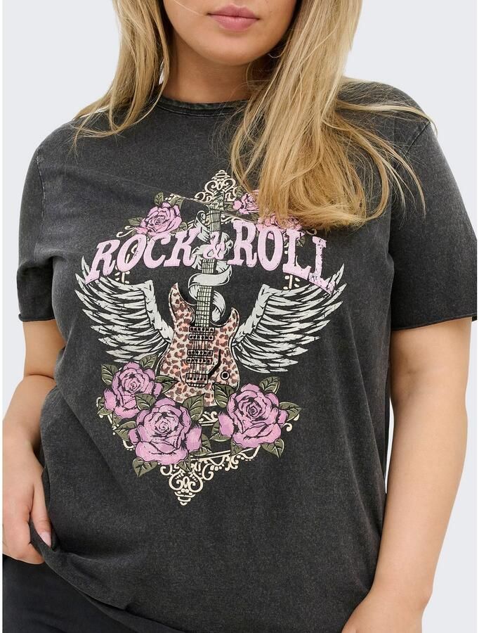 ONLY CARMAKOMA T-shirt CARLUCY LIFE REG S S TOP JRS NOOS - Foto 2