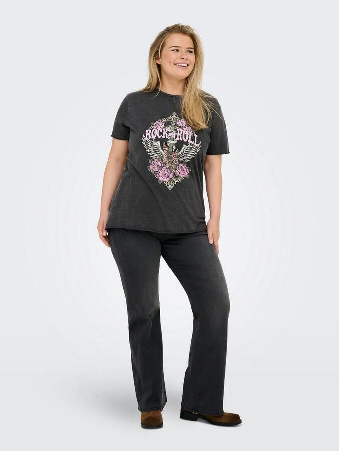 ONLY CARMAKOMA T-shirt CARLUCY LIFE REG S S TOP JRS NOOS - Foto 5