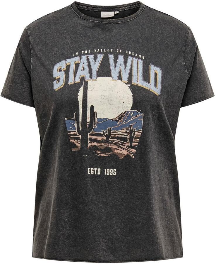 ONLY CARMAKOMA T-shirt CARLUCY LIFE REG S S TOP JRS NOOS